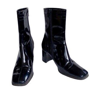 Aquatherm by Santana "Suzanne" Patent Bootie- Sz. 7.5